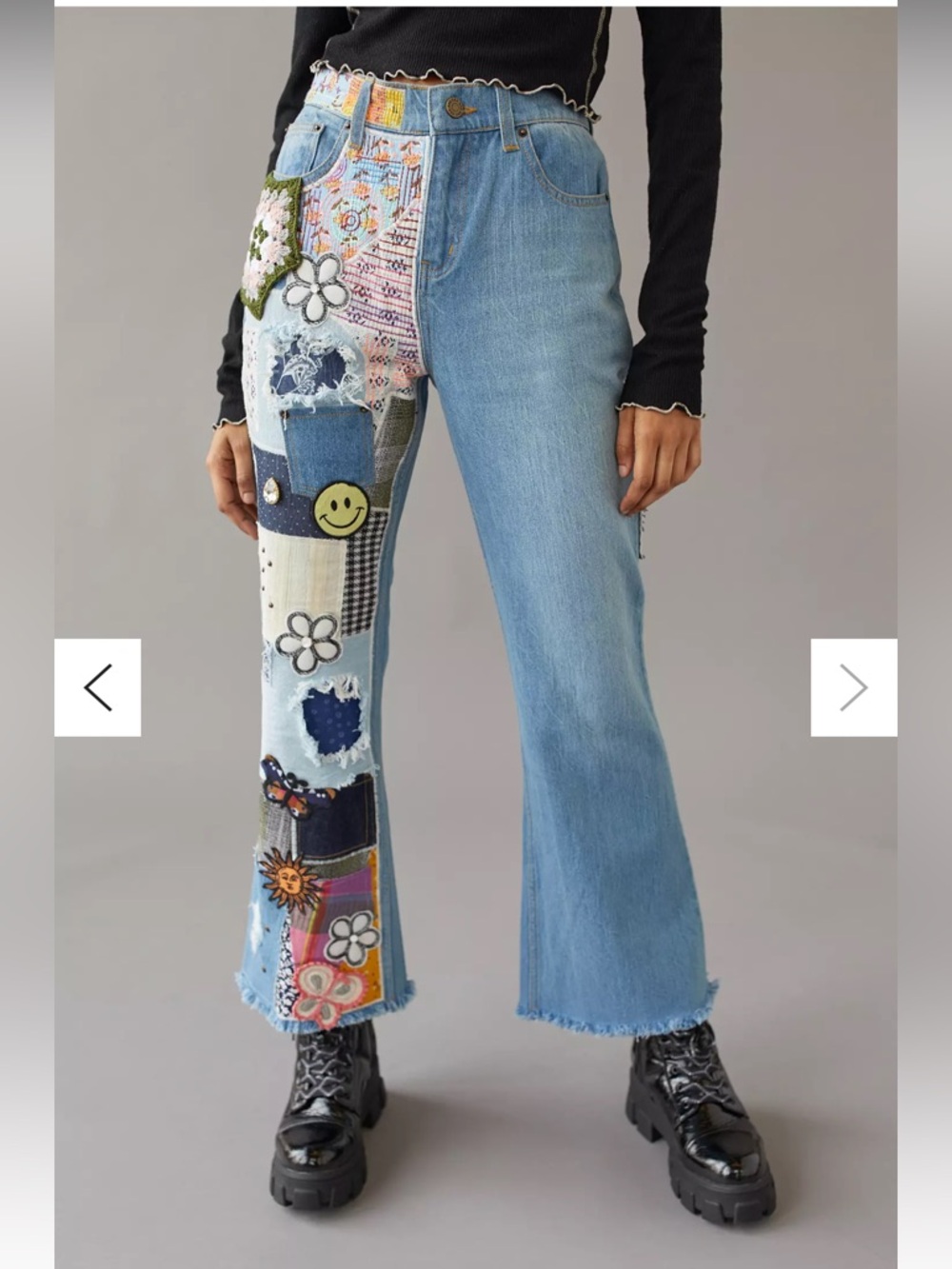 BDG High-Waisted Flare Jean - Indigo Craft - Picture 4 of 14